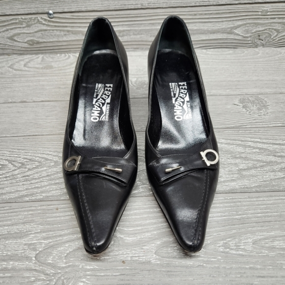 Salvatore Ferragamo Black Heels